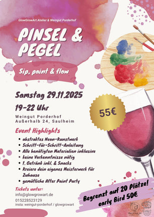 Pinsel und Pegel 29.11.2025 19-22Uhr