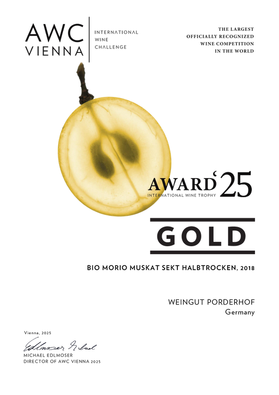 Bio Morio Muskat Sekt halbtrocken