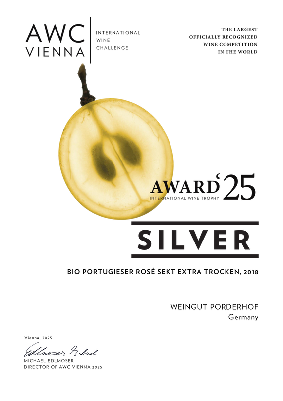 Bio Portugieser Rosé Sekt extra trocken