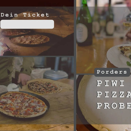 Porders PIWI Pizza Probe | 5 Weine, ein Abend, geile Pizzen aus dem Steinofen