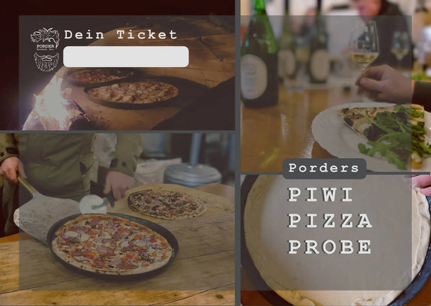 Porders PIWI Pizza Probe | 5 Weine, ein Abend, geile Pizzen aus dem Steinofen